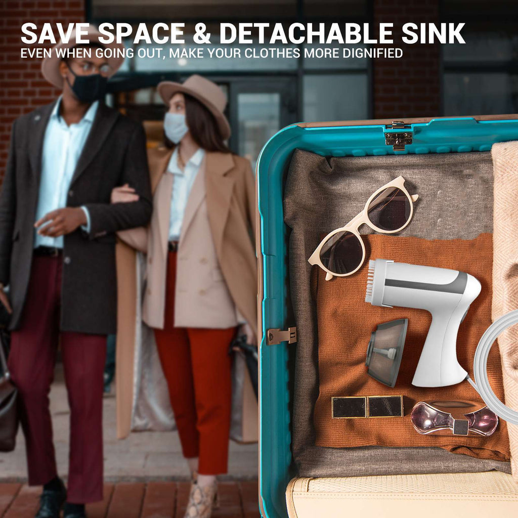 Clothes Steamer Compact And Efficient Suitable For Travel And Home Use For Clothes Cleaning And Ironing – [CloudStep™ Comfort Slides]