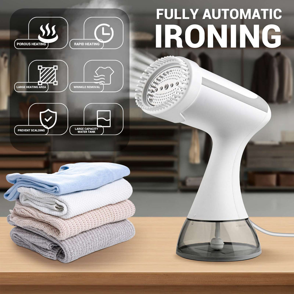 Clothes Steamer Compact And Efficient Suitable For Travel And Home Use For Clothes Cleaning And Ironing – [CloudStep™ Comfort Slides]