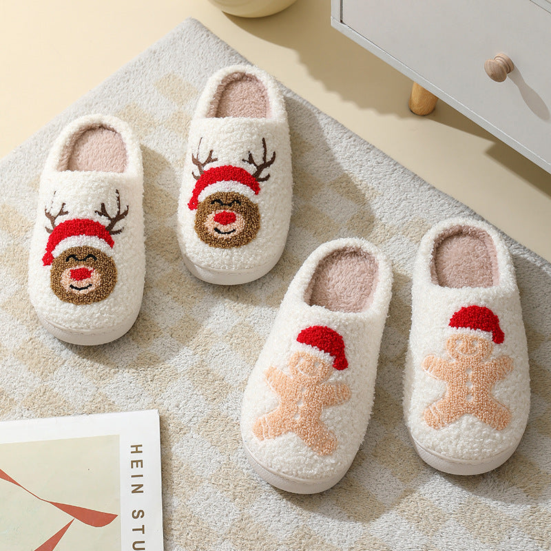 🎄 CloudKuzi™ Christmas MemoryFoam Slippers – [CloudStep™ Comfort Slides]