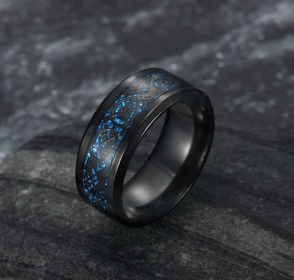 Asgard Crafted Basilisk Scale Wedding Ring – [CloudStep™ Comfort Slides]