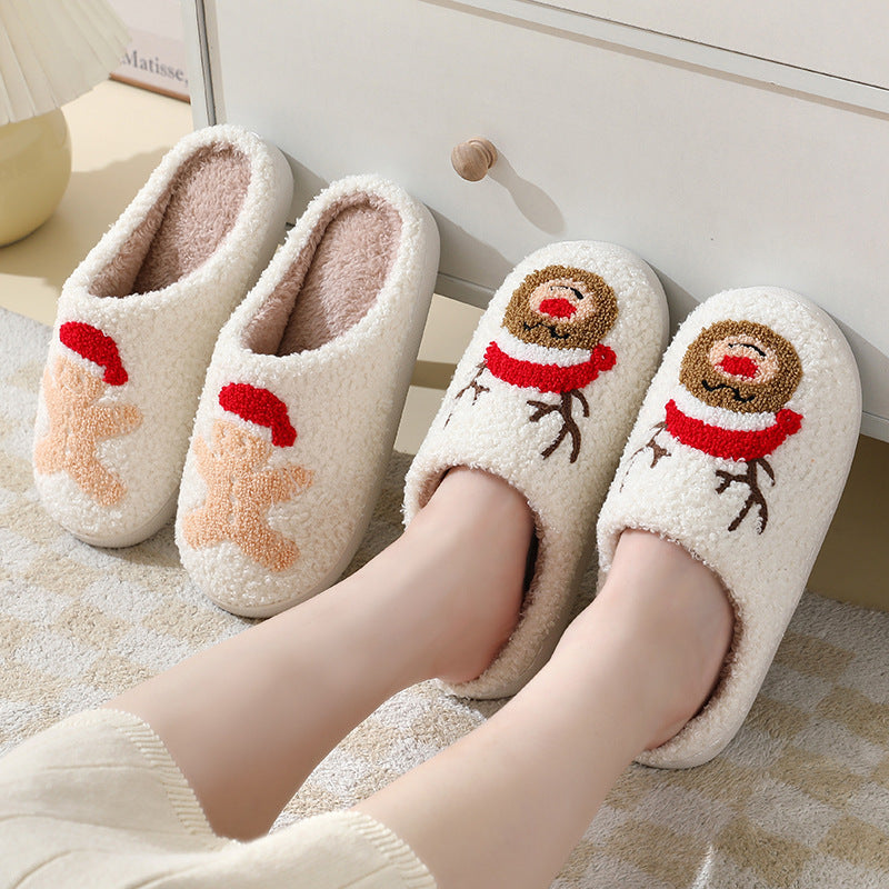 🎄 CloudKuzi™ Christmas MemoryFoam Slippers – [CloudStep™ Comfort Slides]
