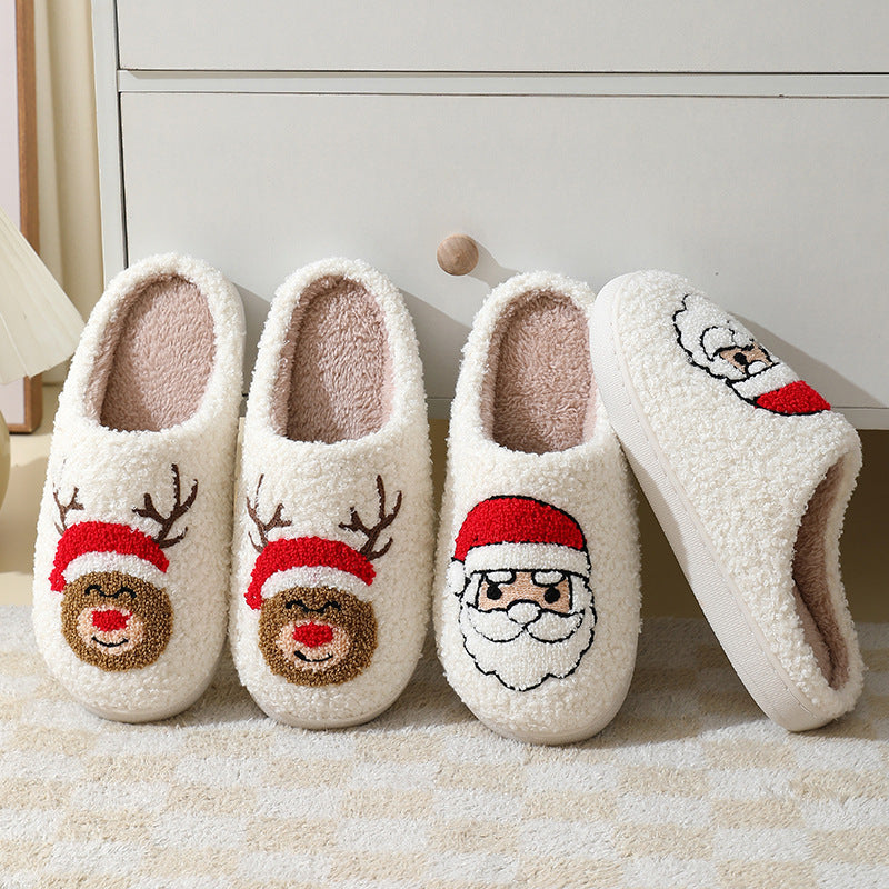 🎄 CloudKuzi™ Christmas MemoryFoam Slippers – [CloudStep™ Comfort Slides]