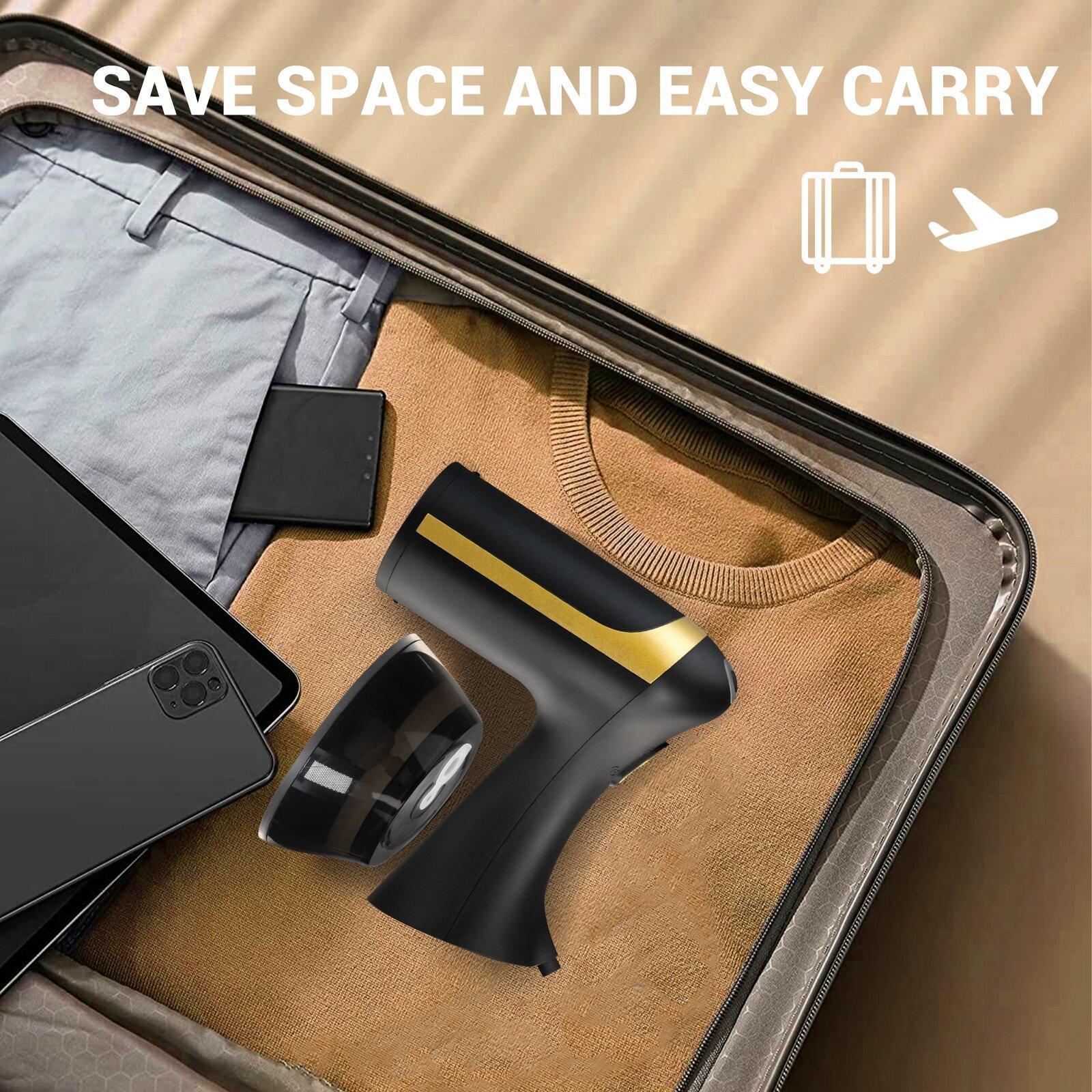 Clothes Steamer Compact And Efficient Suitable For Travel And Home Use For Clothes Cleaning And Ironing – [CloudStep™ Comfort Slides]