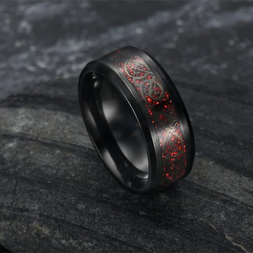 Asgard Crafted Basilisk Scale Wedding Ring – [CloudStep™ Comfort Slides]