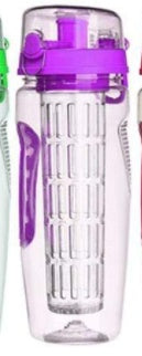 32Oz Fruit Infusing Infuser Water Bottle Water Fruit Bottle BPA Free Plastic Sport Fruit Infuser Water Bottles With Infuser Juice Shaker Drink Bottle Of Water – [CloudStep™ Comfort Slides]