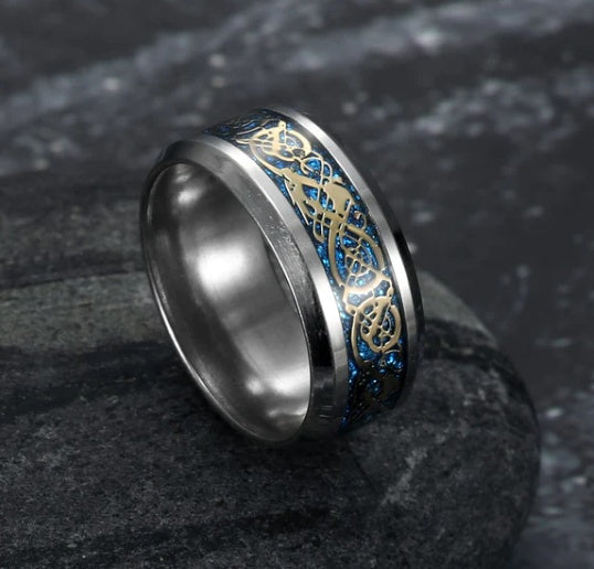 Asgard Crafted Basilisk Scale Wedding Ring – [CloudStep™ Comfort Slides]